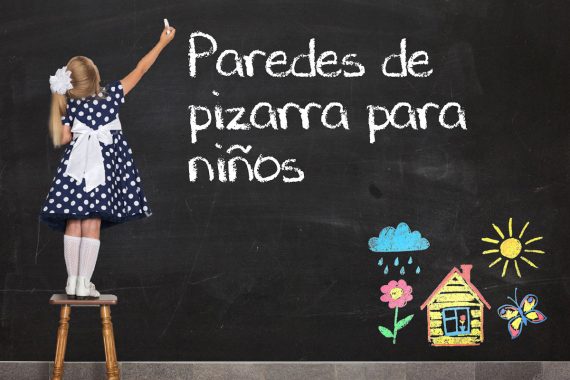 PAREDES DE PIZARRA- DECORACIÓN CREATIVA PARA HABITACIONES INFANTILES-